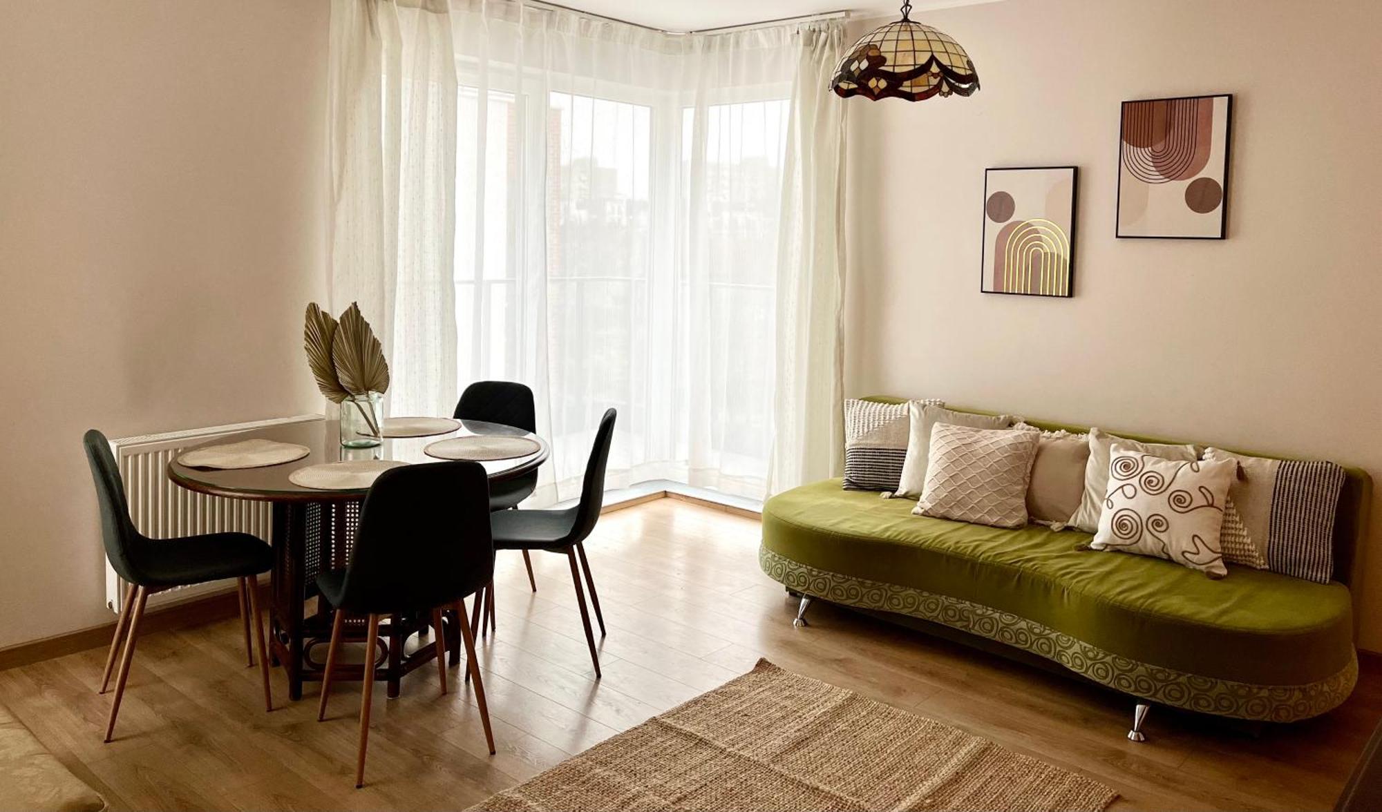 Oldtown Retro Apartment By Marina With Balcony For 6 People Gdańsk Kültér fotó